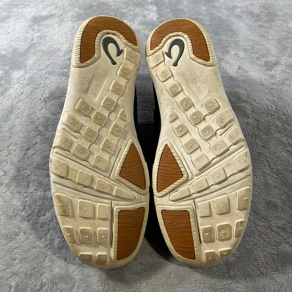 OluKai Nohea Sport Men US 10.5 EUR 43.5 Blue Boat Mesh Slip On Shoes‎